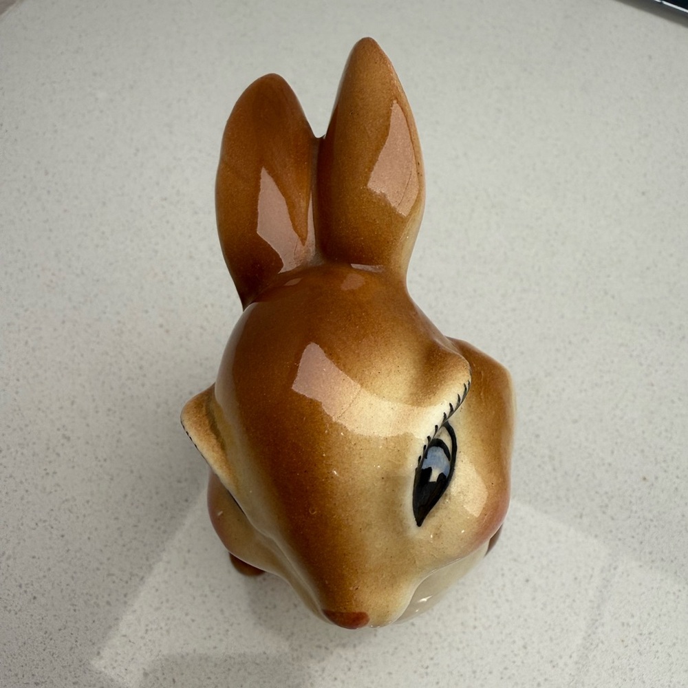 Vintage Miss Bunny Blossom Figurine Thumper's Girlfriend Bambi Movie 1942 Disney - Picture 9 of 15